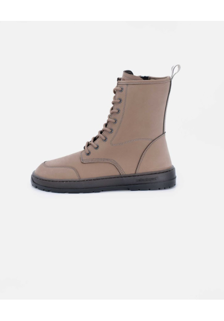 Beflamboyant Omega Combat Boots Grey