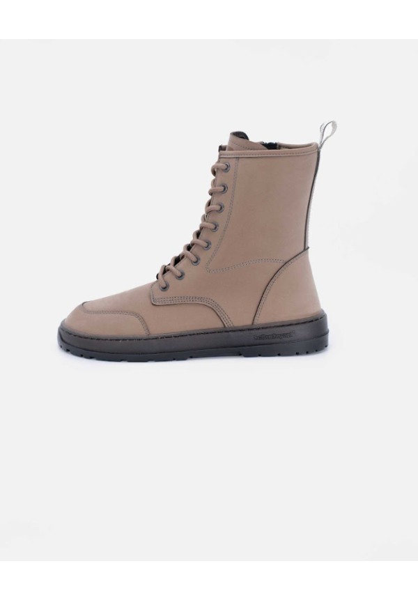 Beflamboyant Omega Combat Boots Grey