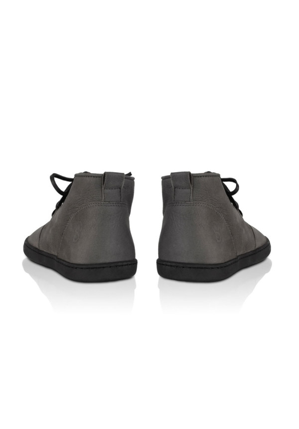 Shapen Berry Leather Dark Grey