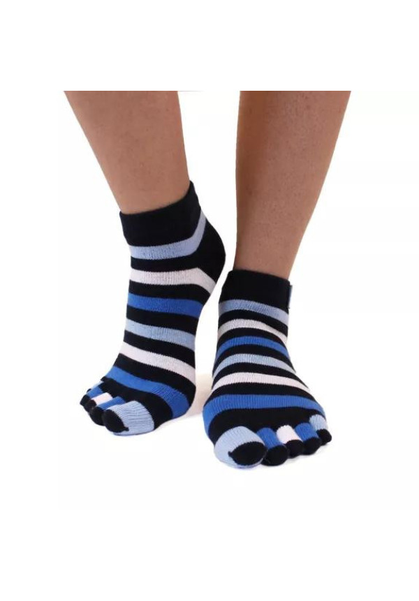 TOETOE Tobilleros Rayas Azules 