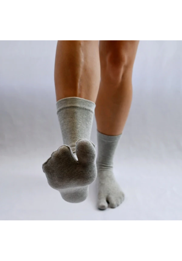 Roots Calcetines Confort-Tabli Negro y Gris