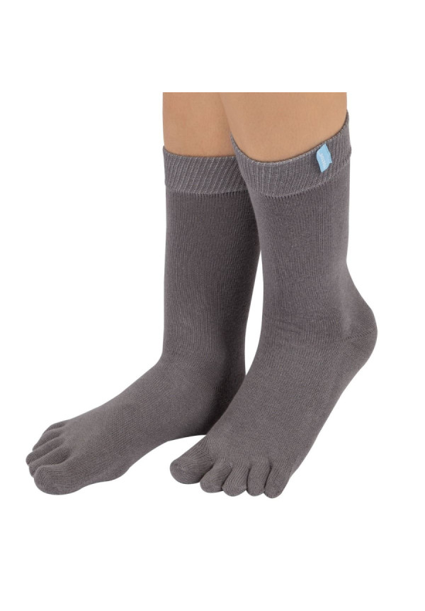 TOETOE Calcetín Media Caña Gris