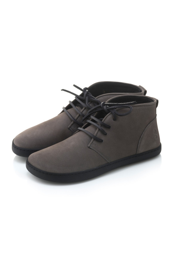 Shapen Berry Leather Dark Grey