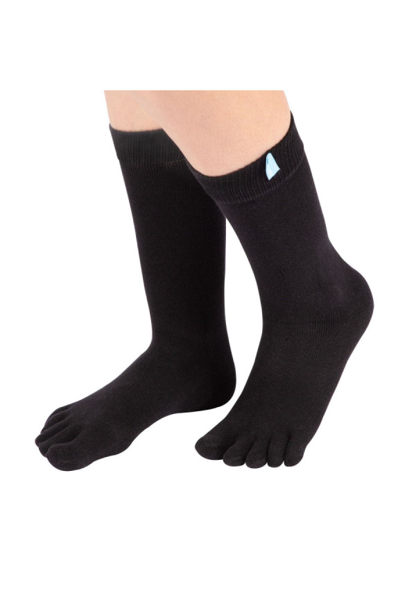 TOETOE Calcetín Media Caña Negro