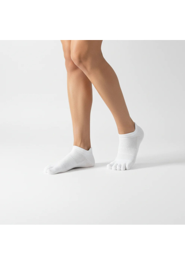 Roots Calcetines 5 dedos Tobilleros Blanco
