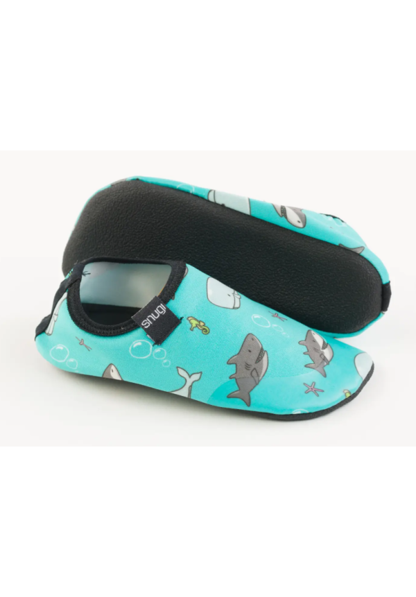 Snugi Water Slippers Shark-Bublees