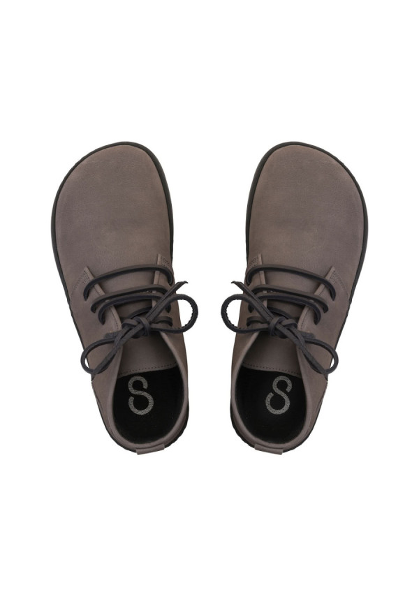 Shapen Berry Leather Dark Grey