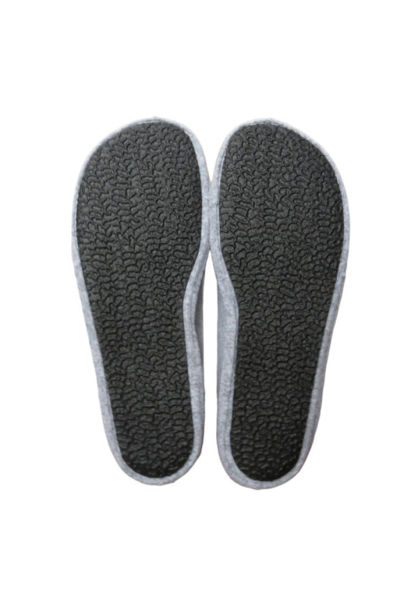 Oma King Felt Slippers grey