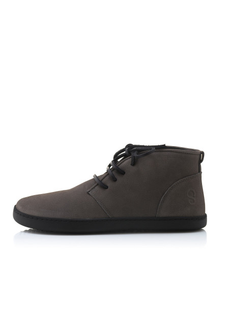 Shapen Berry Leather Dark Grey