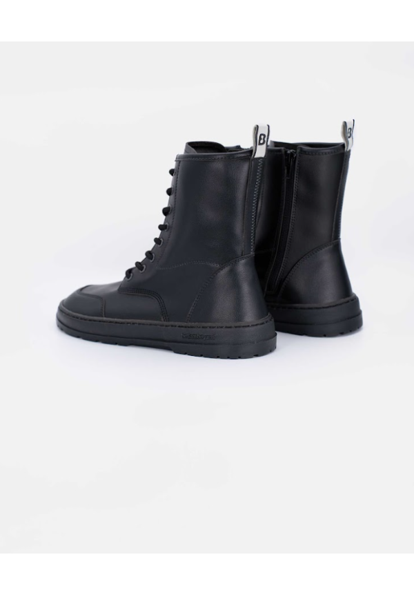 Beflamboyant Omega Combat Boots Black