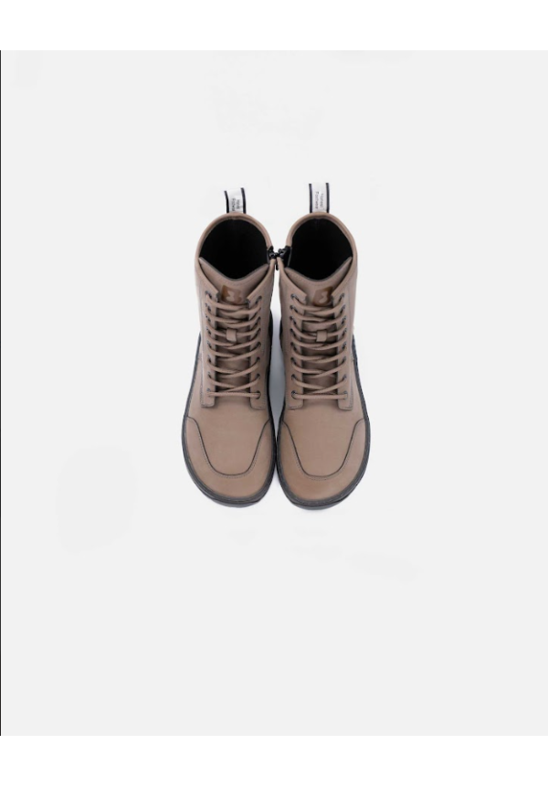 Beflamboyant Omega Combat Boots Grey
