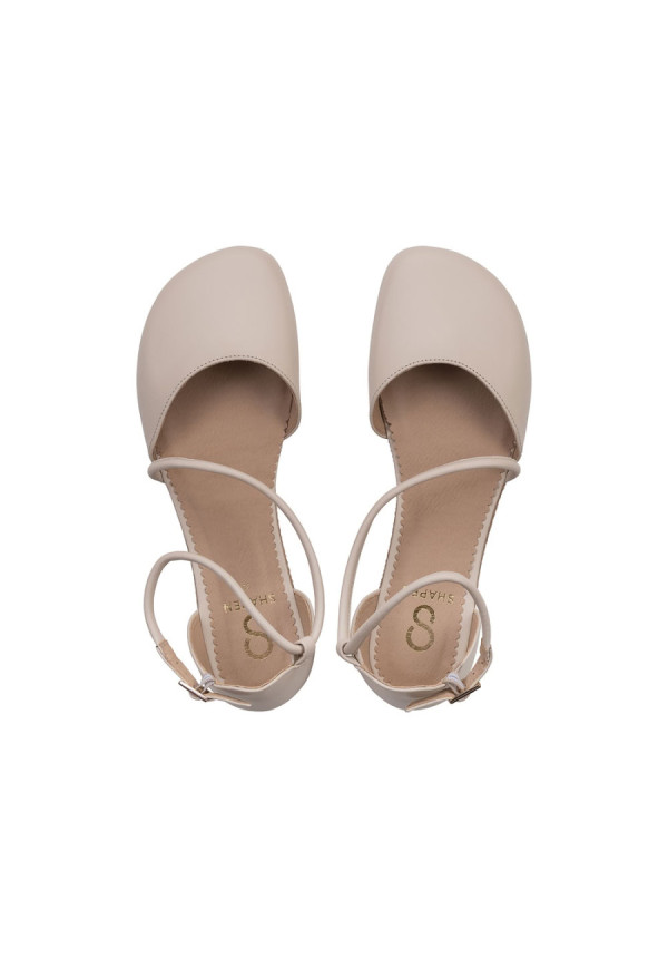 Shapen Orchid Beige Leather